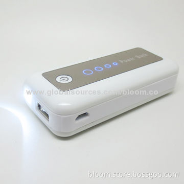 6,000mAh Portable Power Bank for iPhone6/5/4/iPad/Nokia and Other Smartphones with LED FlashlightNew